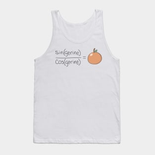 Tan(gerine) Math Pun Tank Top